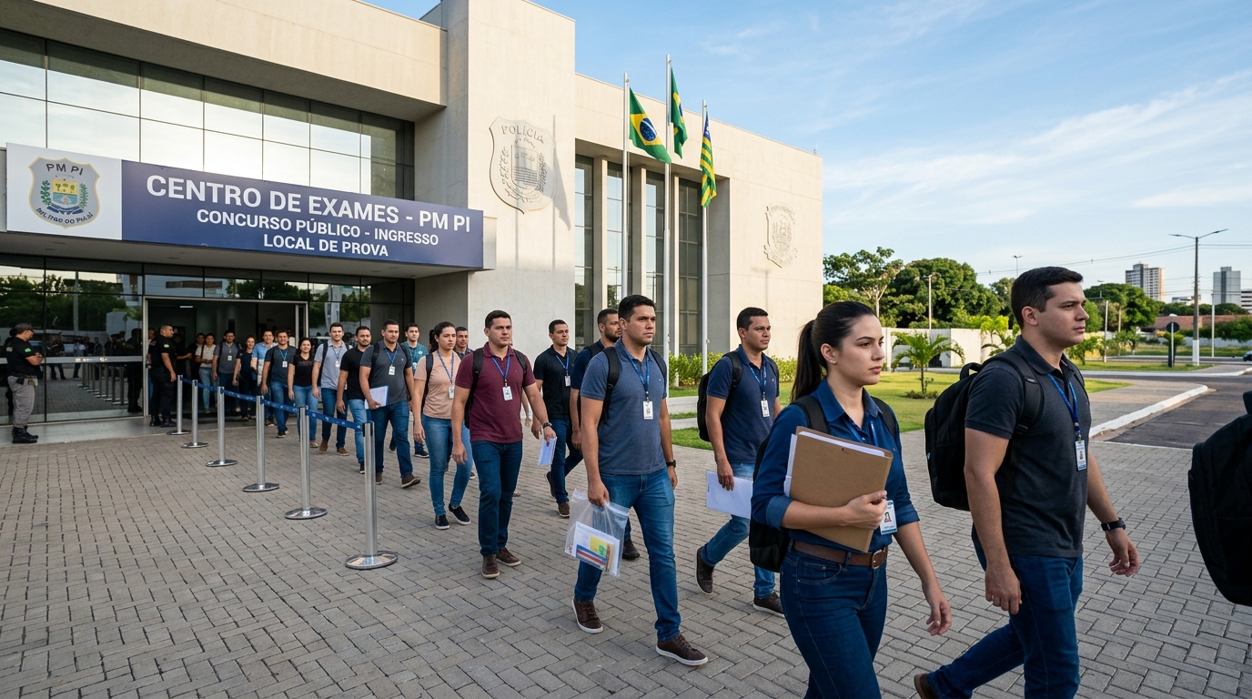 Como Identificar o Local de Prova do Concurso PM Piauí